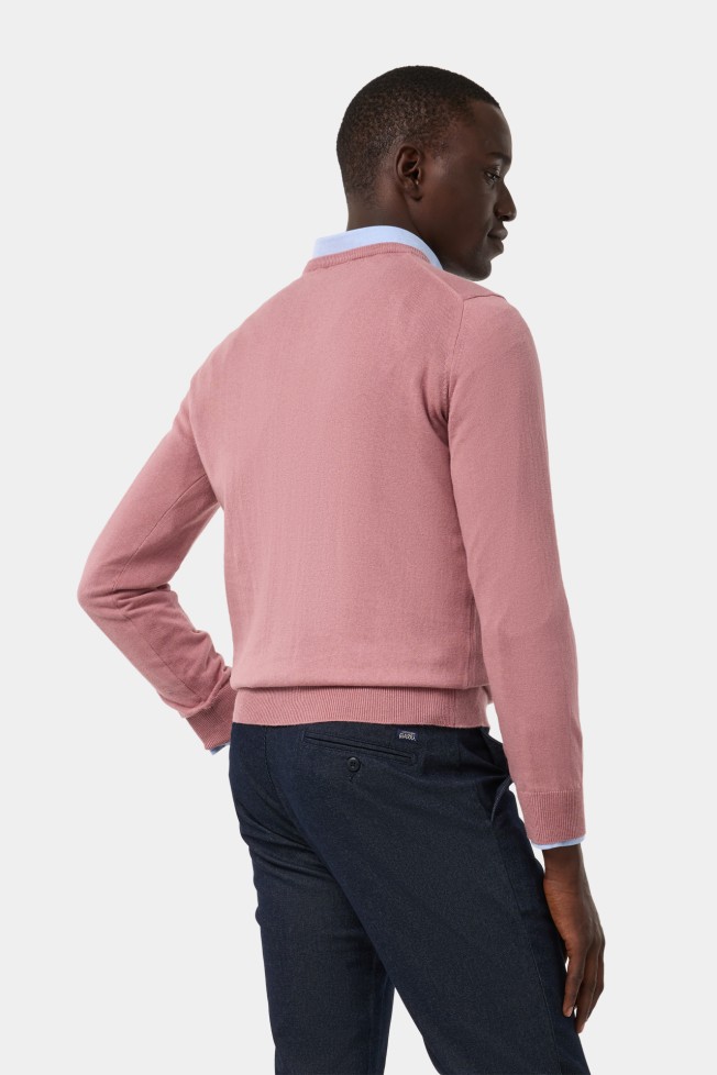 Jersey de punto de algodón y cachemira Jersey de punto de algodón y cachemira