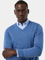 Camisola de malha em algodo e caxemira