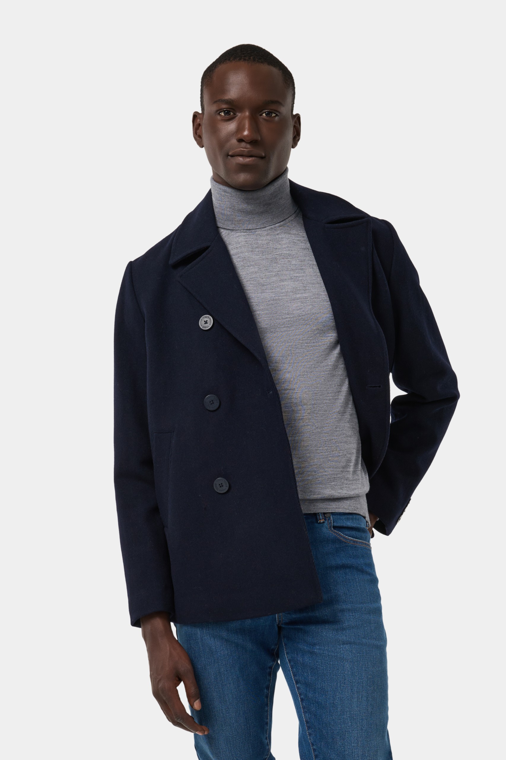 Sobretodo tipo chaqueta cruzada