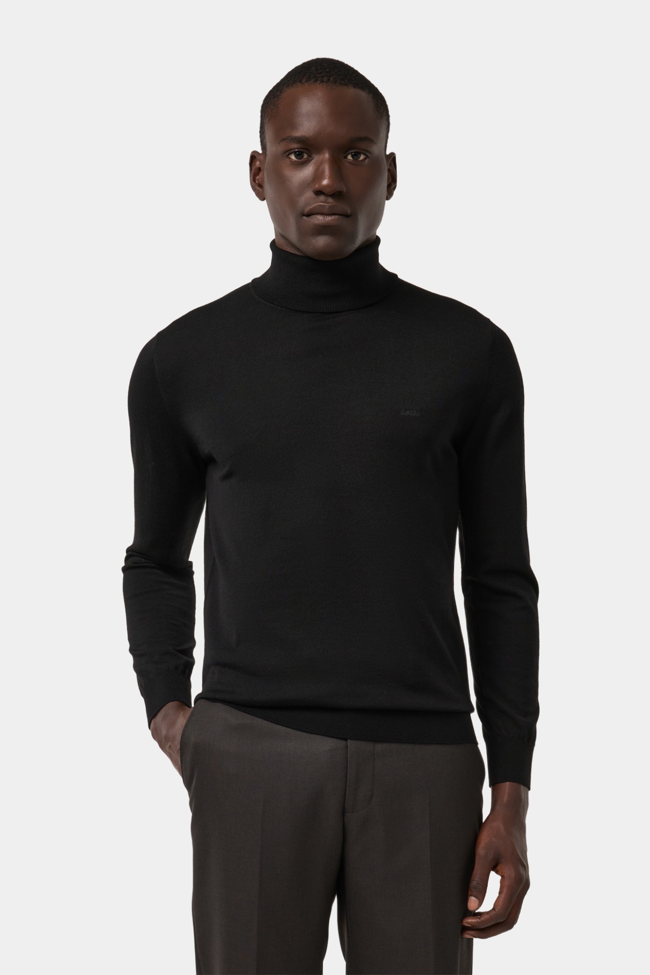 Camisola malha gola alta