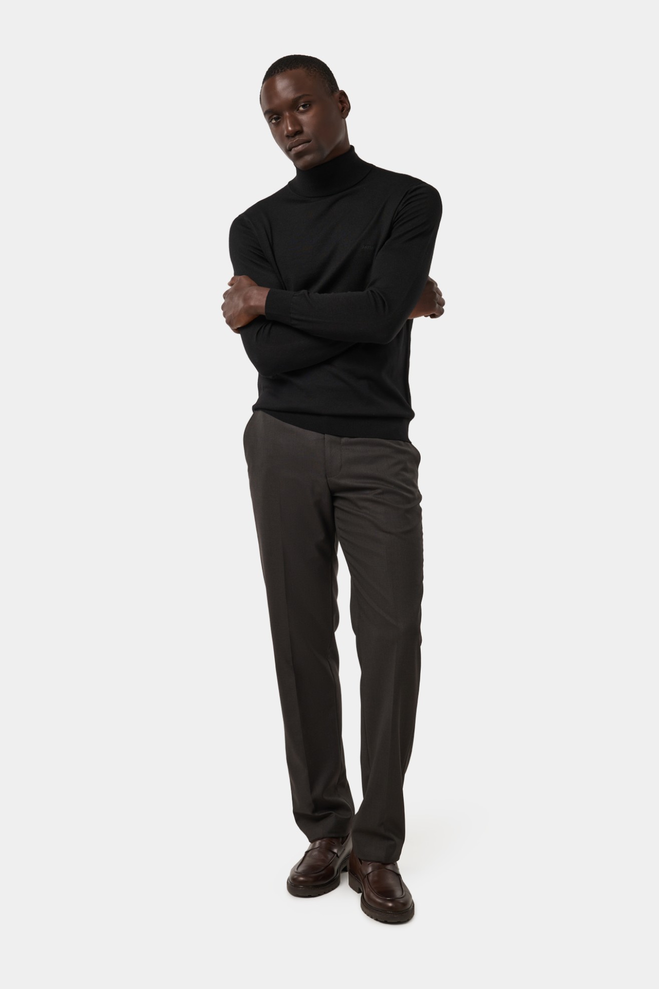 Camisola malha gola alta