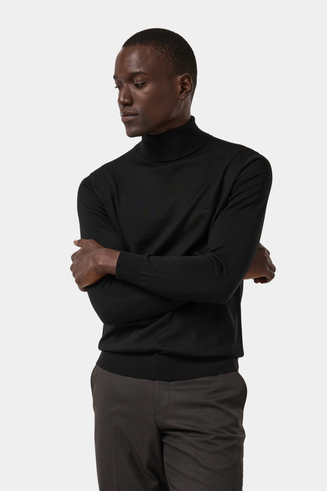 Camisola malha gola alta