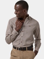 Camisa xadrez slim fit com algod�o e lyocell