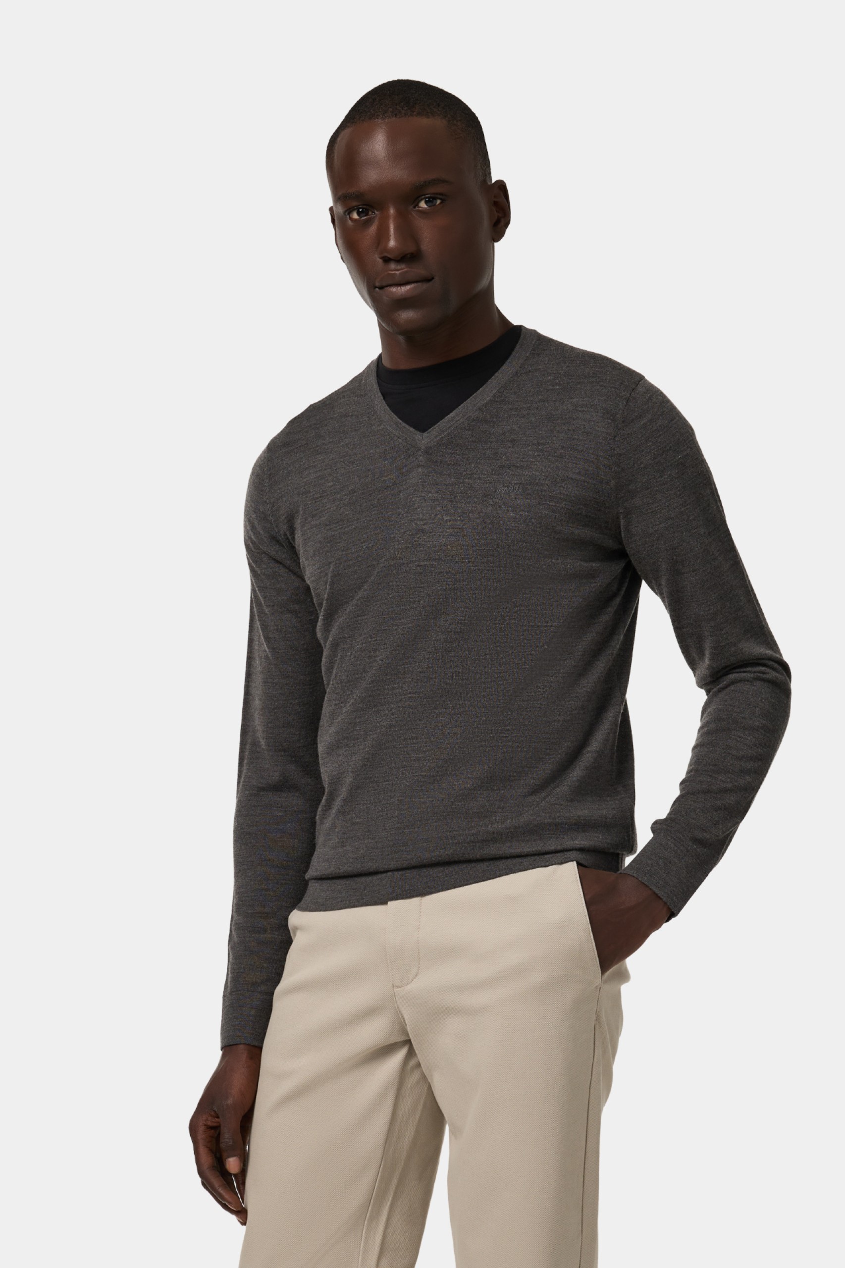 Jersey de punto de lana merino