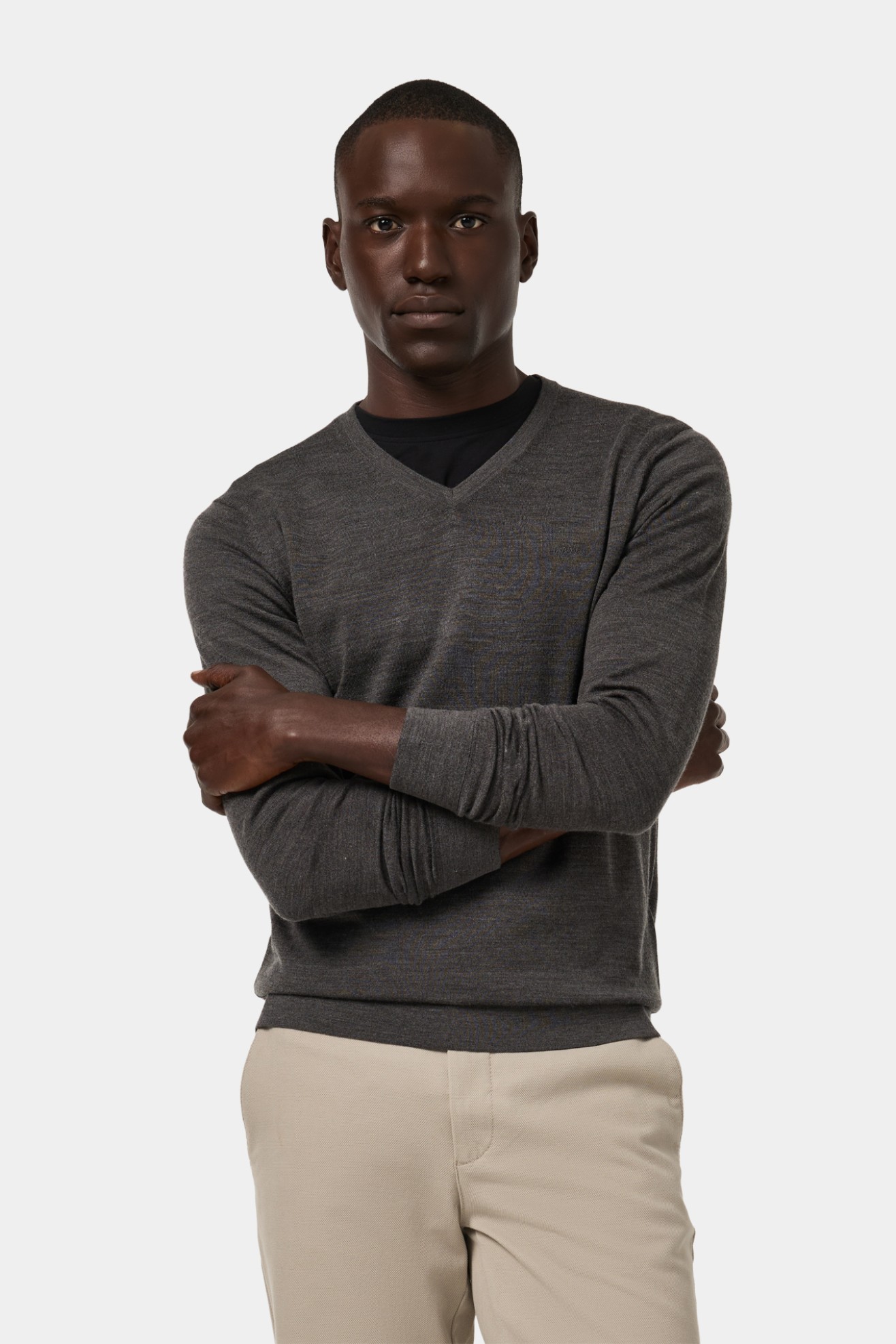 Camisola de malha em l