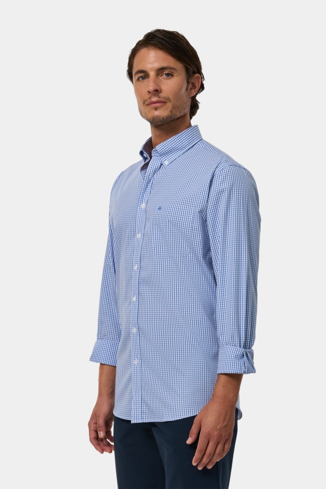 Camisa popeline regular fit