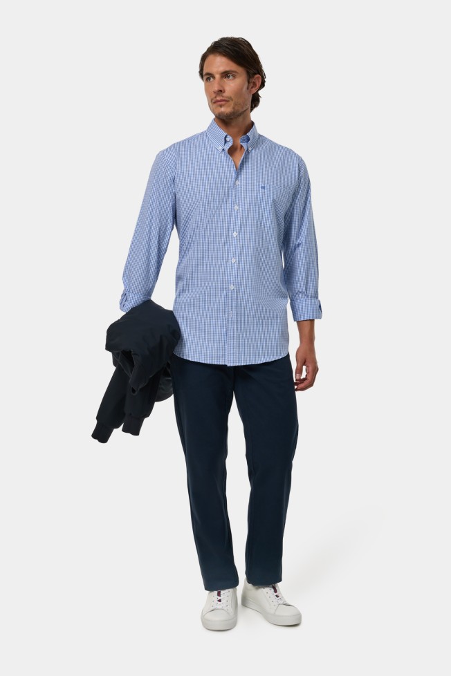 Camisa popeline regular fit