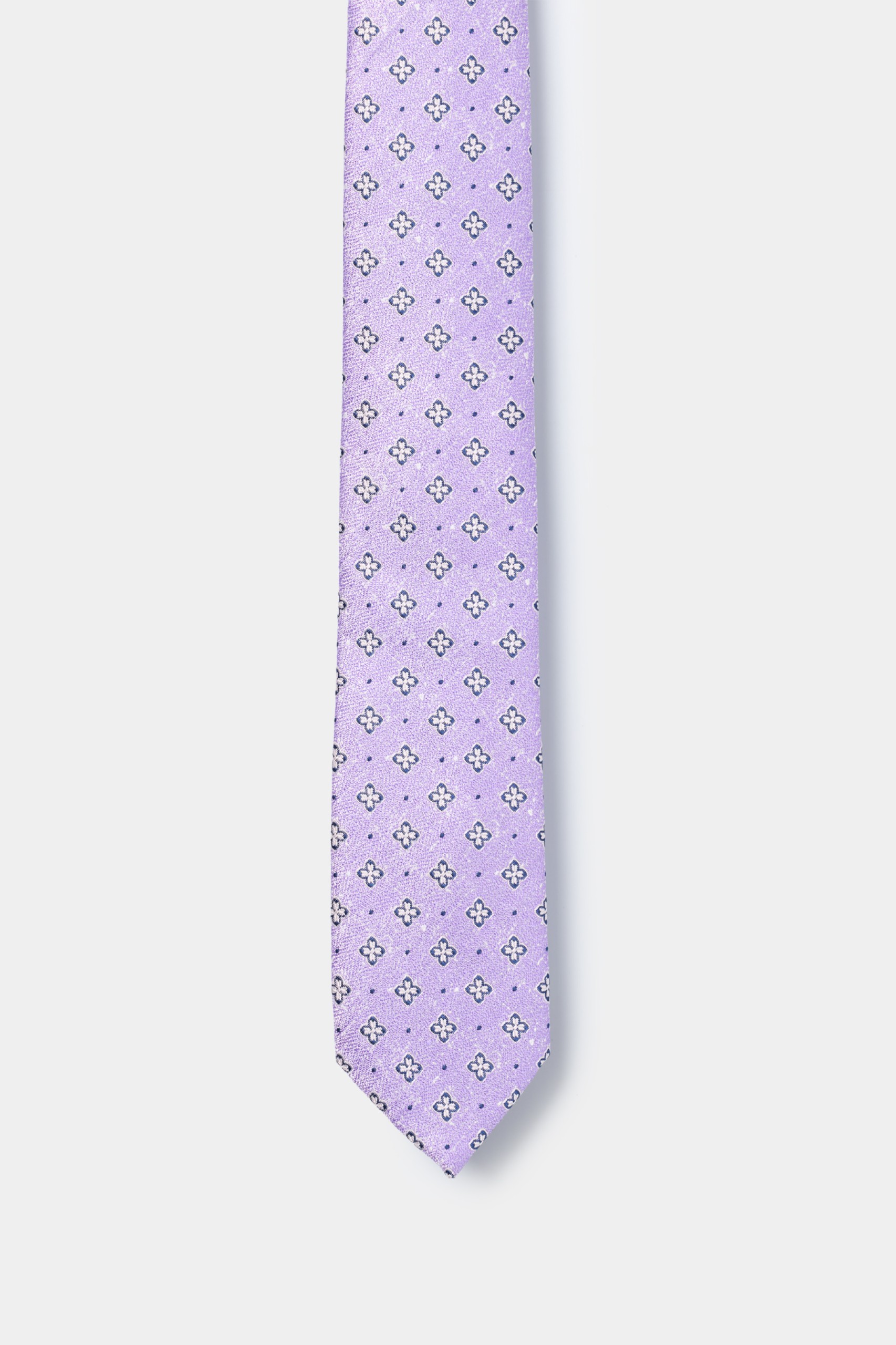 Corbata de poliéster color lila