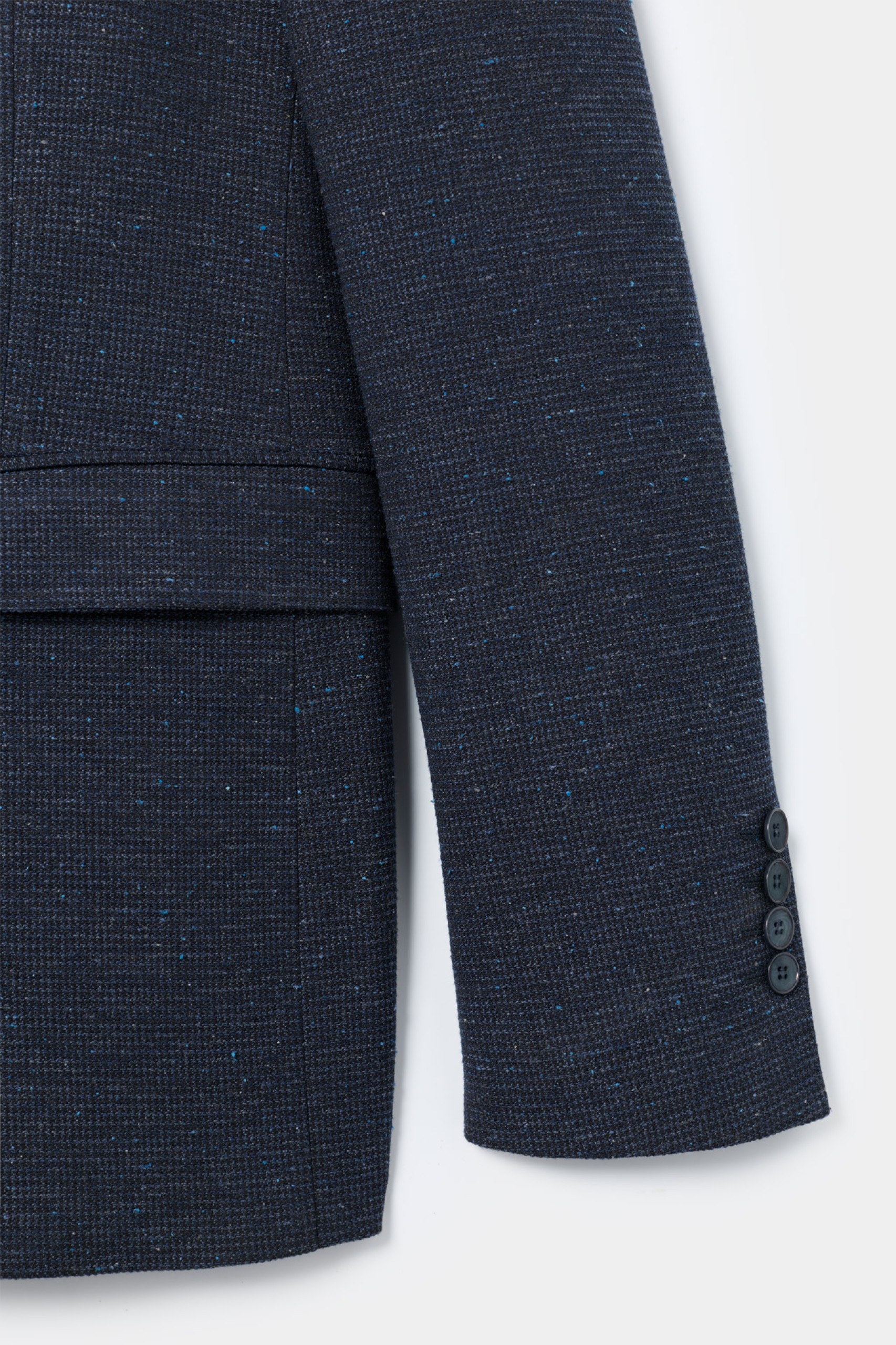 Blazer slim fit de fantasía