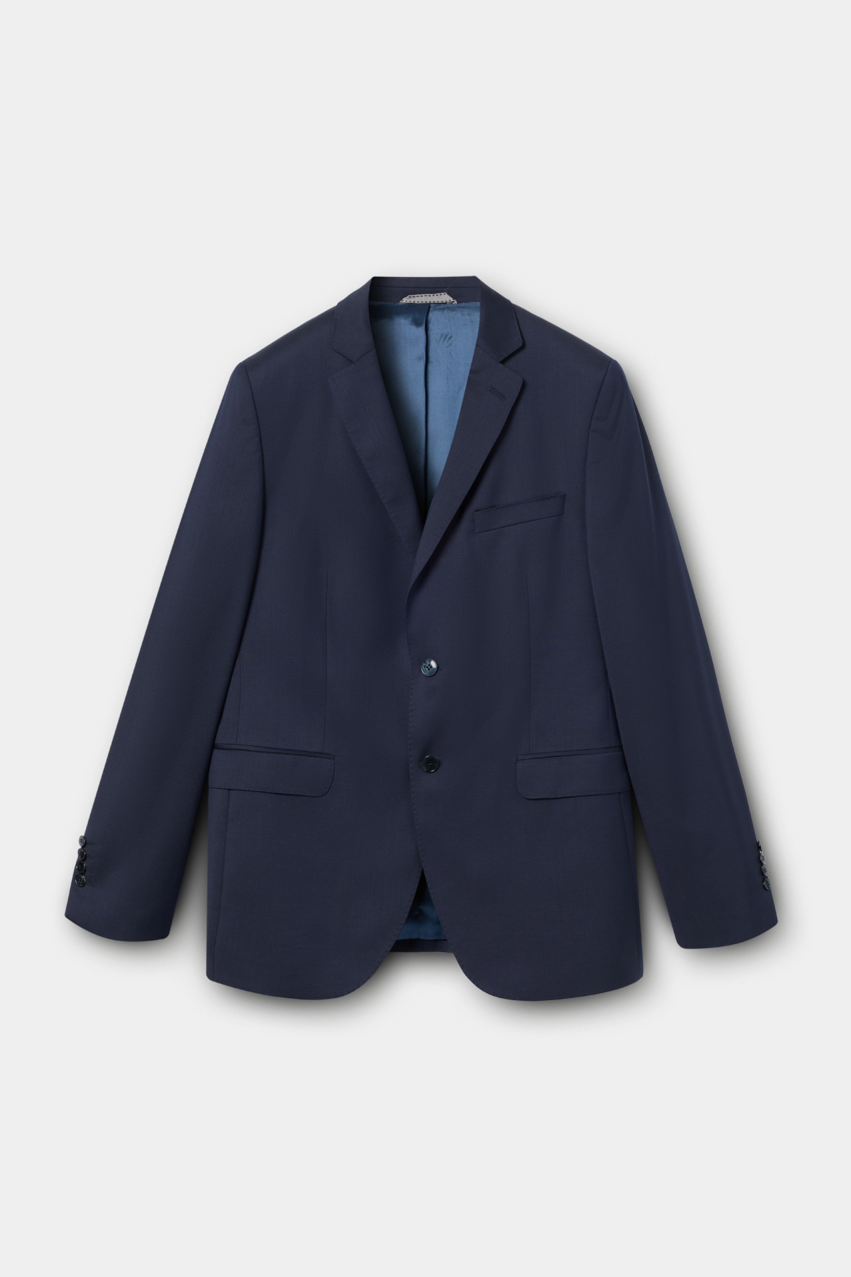 Blazer slim fit liso