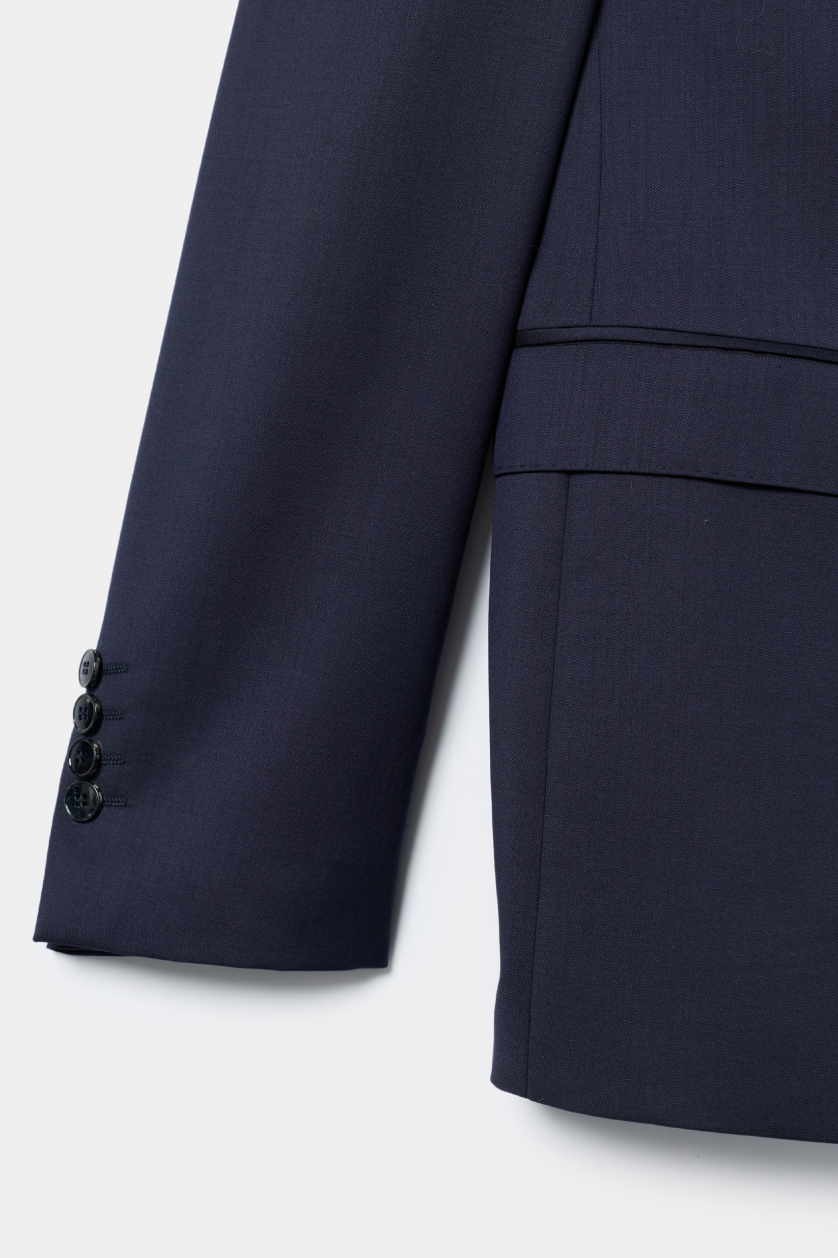 Blazer slim fit liso