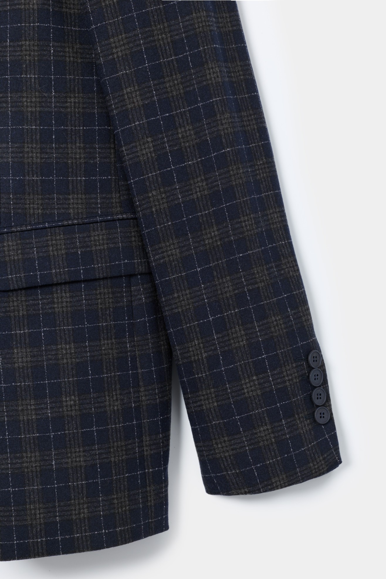 CASACO CINTADO XADREZ MDIO