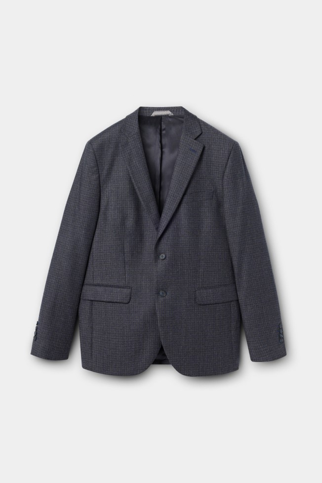 CASACO CINTADO SF XADREZ PEQ CASACO CINTADO SF XADREZ PEQ