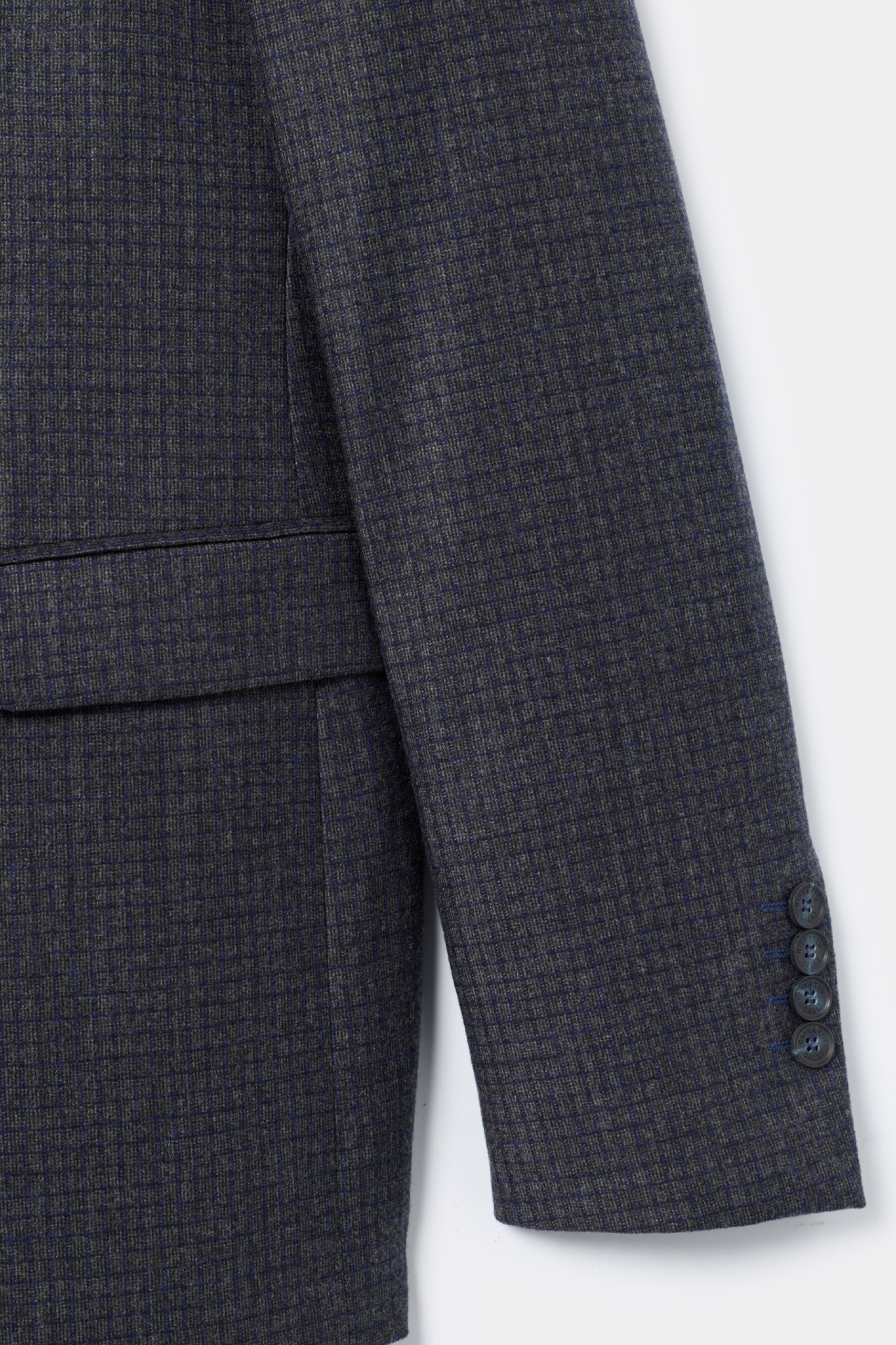 Blazer slim fit a cuadros pequeños