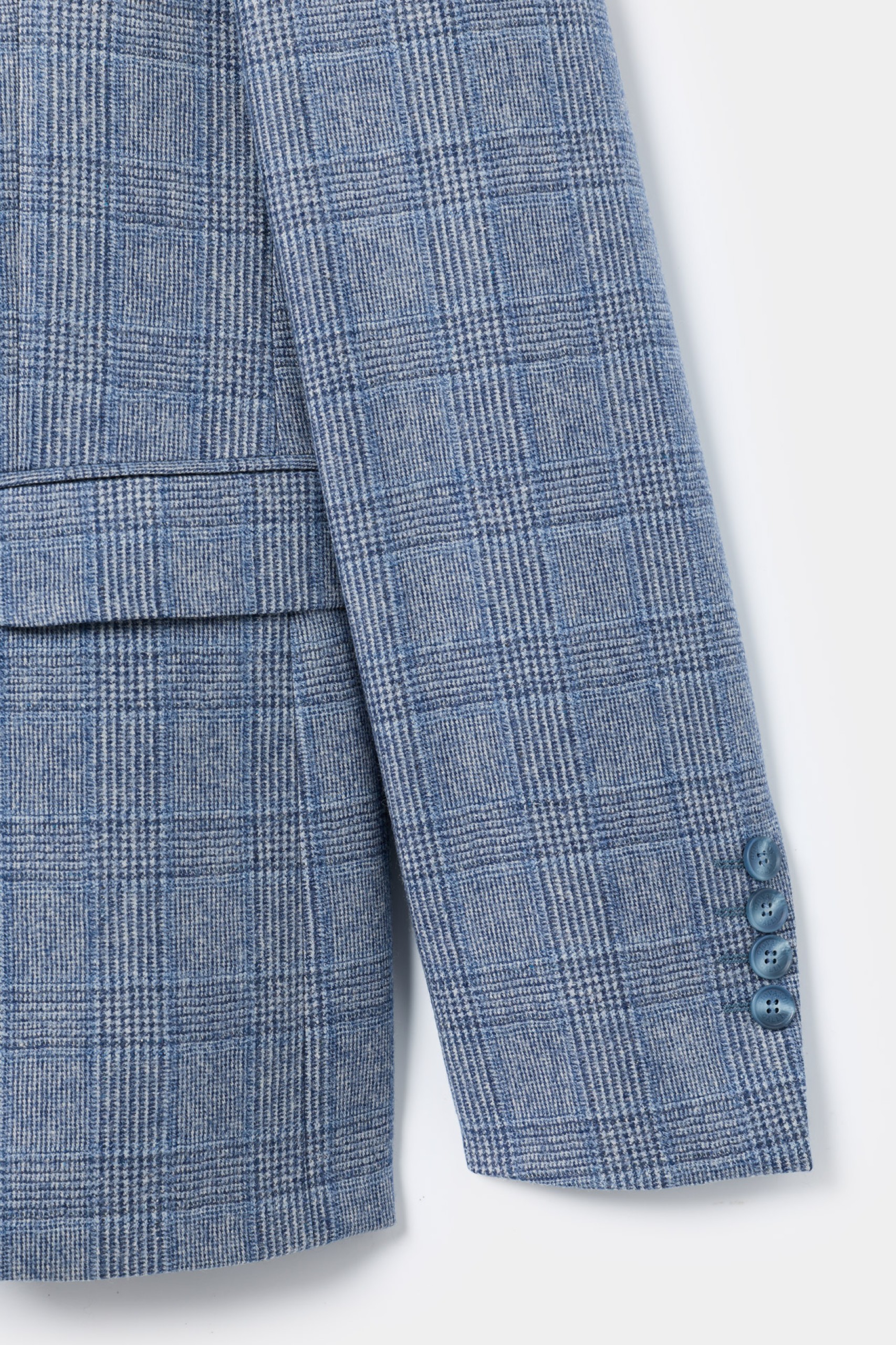 Blazer slim fit a cuadros grandes