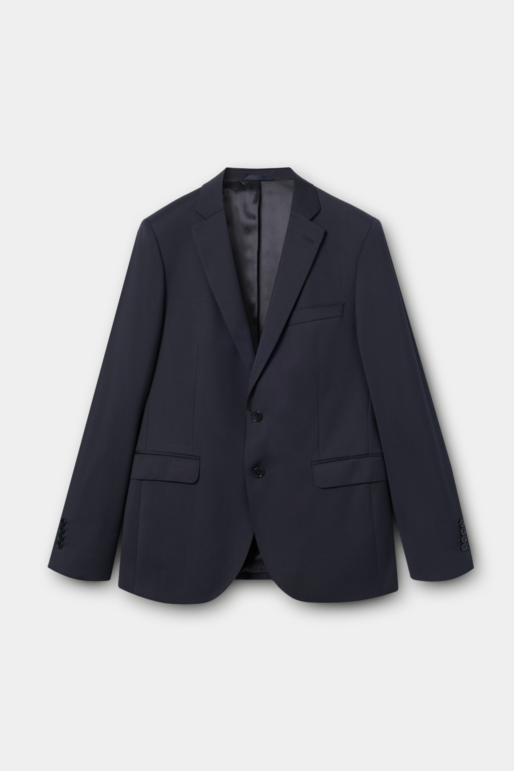 Blazer slim fit liso