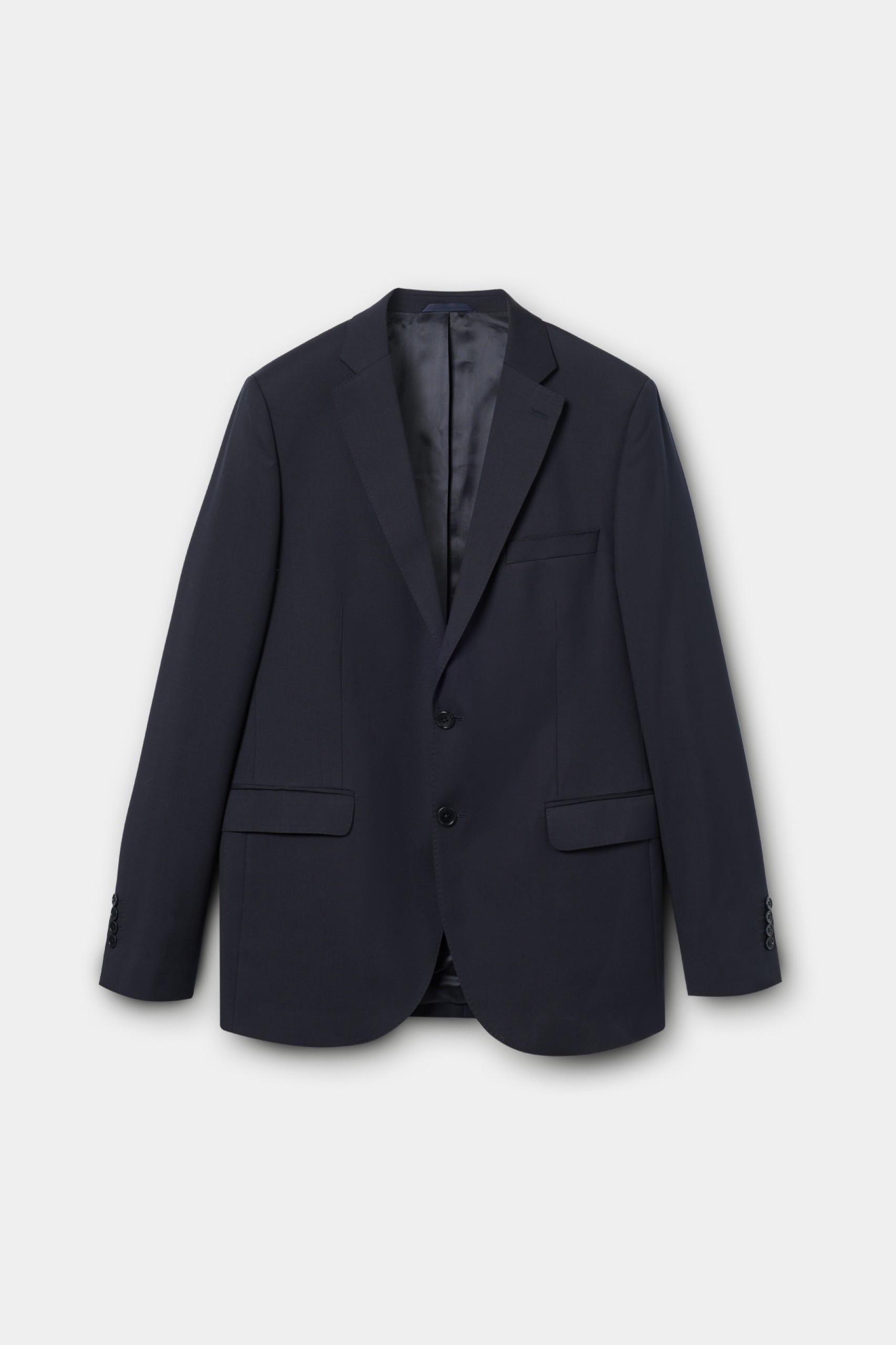 Blazer slim fit liso