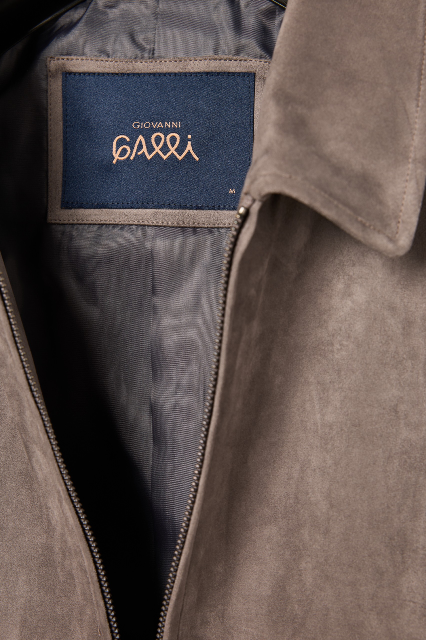 Chaqueta con efecto ante