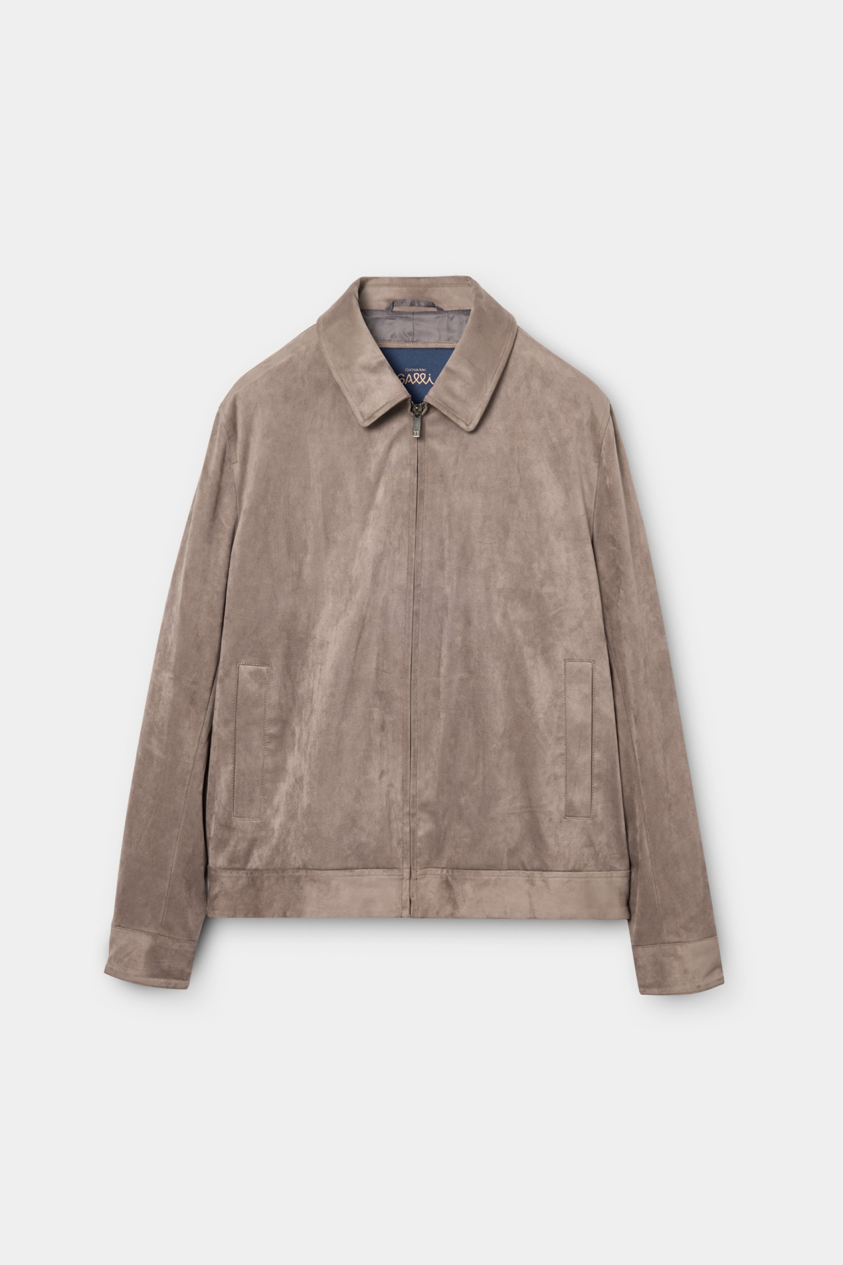 Chaqueta con efecto ante