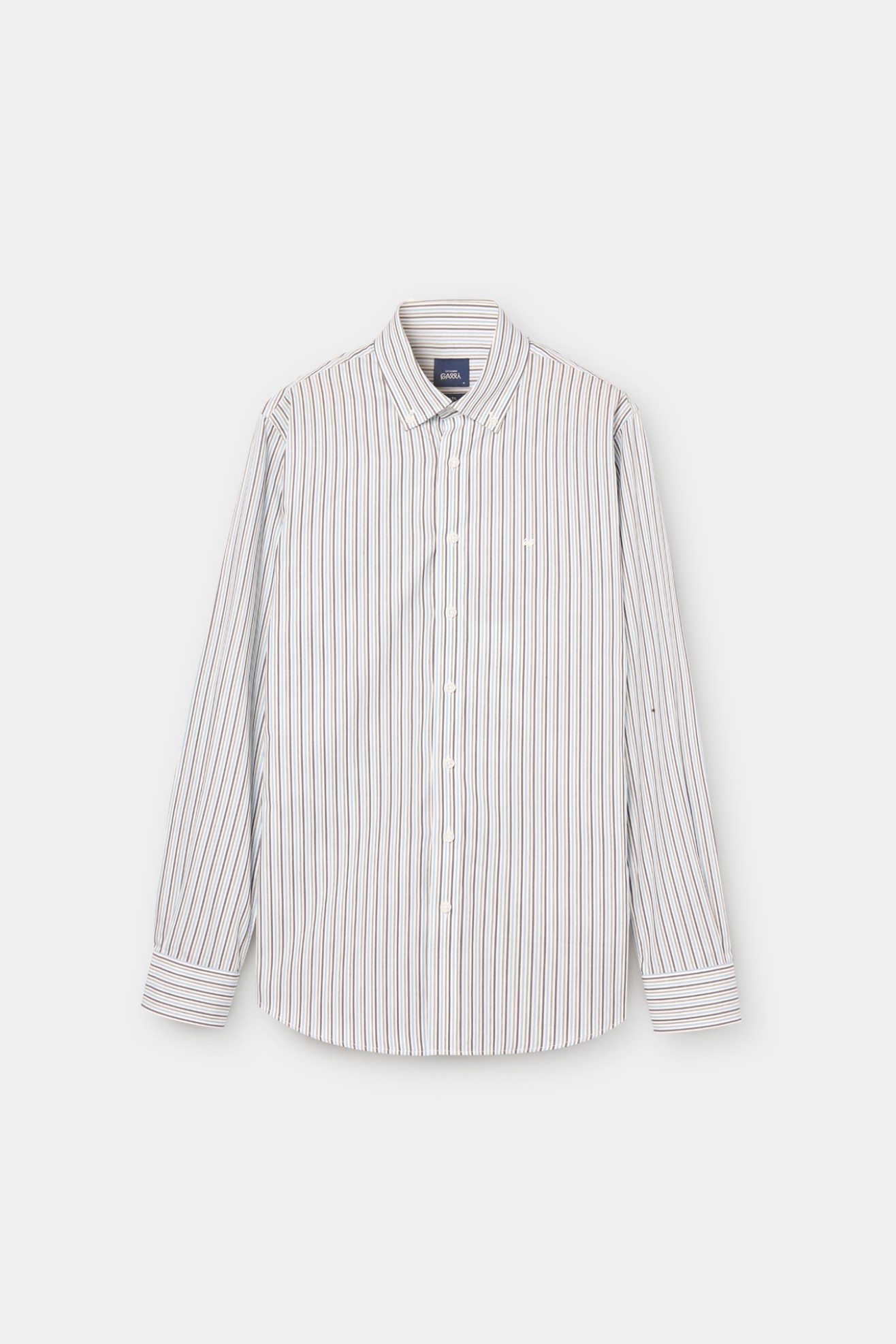 Camisa �s riscas slim fit