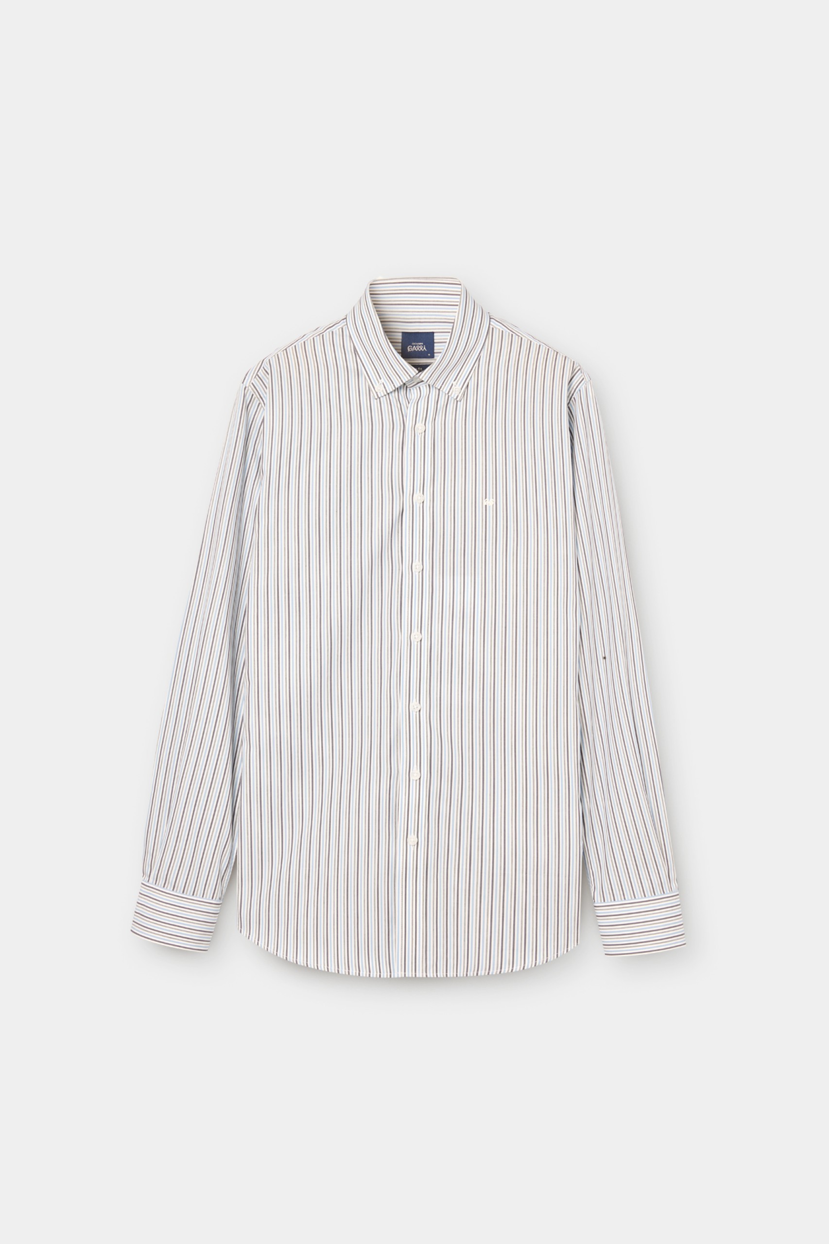 Camisa a rayas slim fit