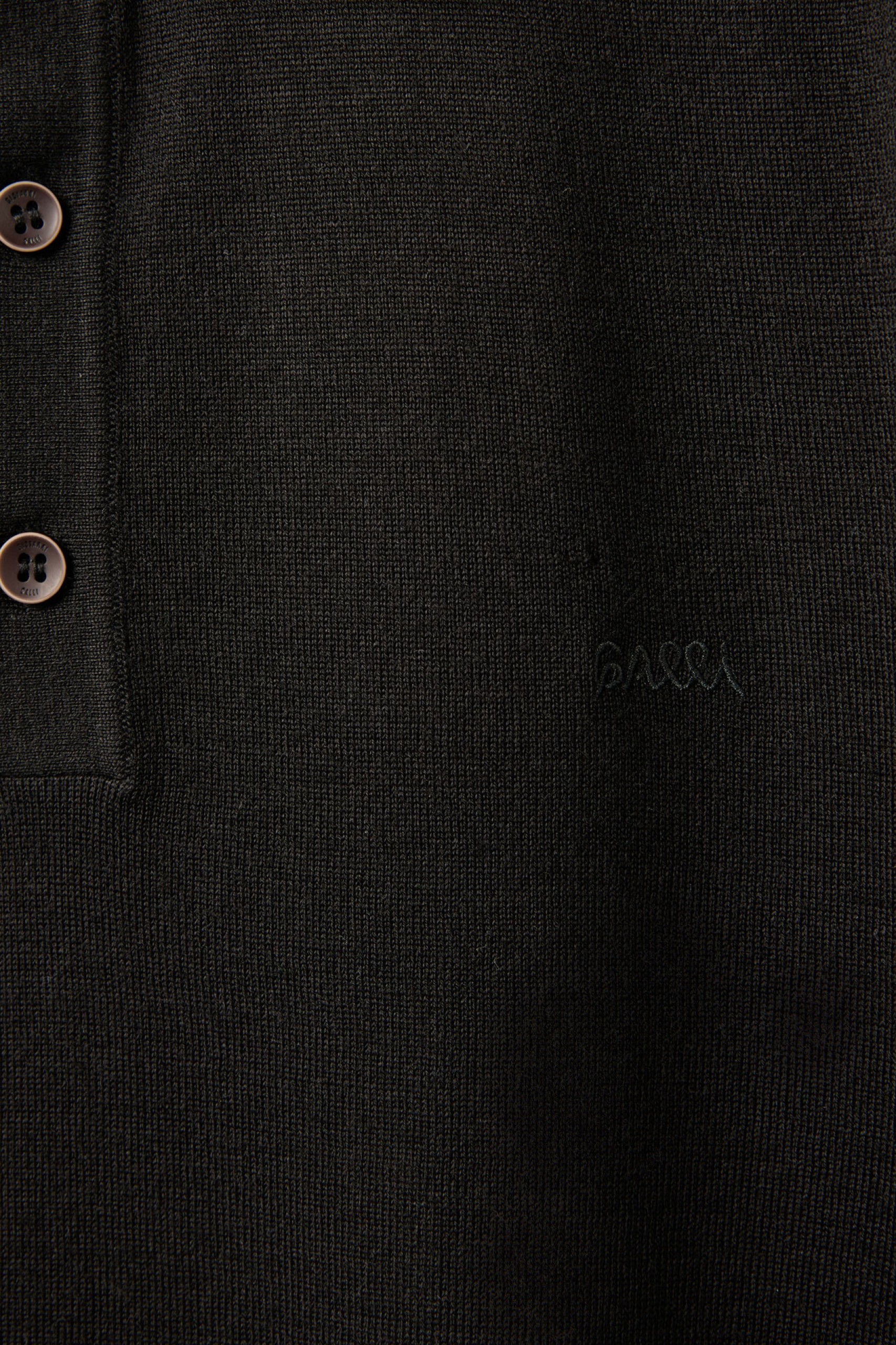 Polo de punto de lana merino