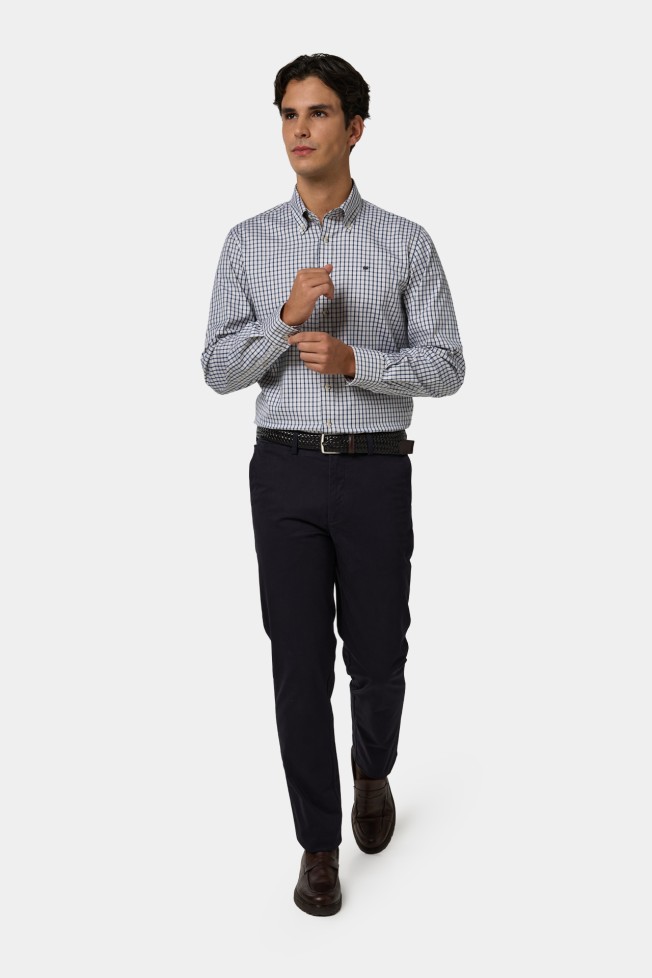 Camisa xadrez slim fit Camisa xadrez slim fit