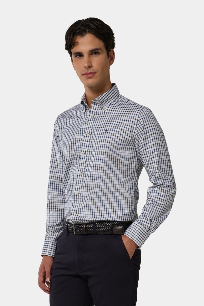 Camisa xadrez slim fit Camisa xadrez slim fit