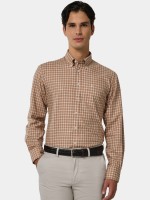 Camisa xadrez regular fit em algodo