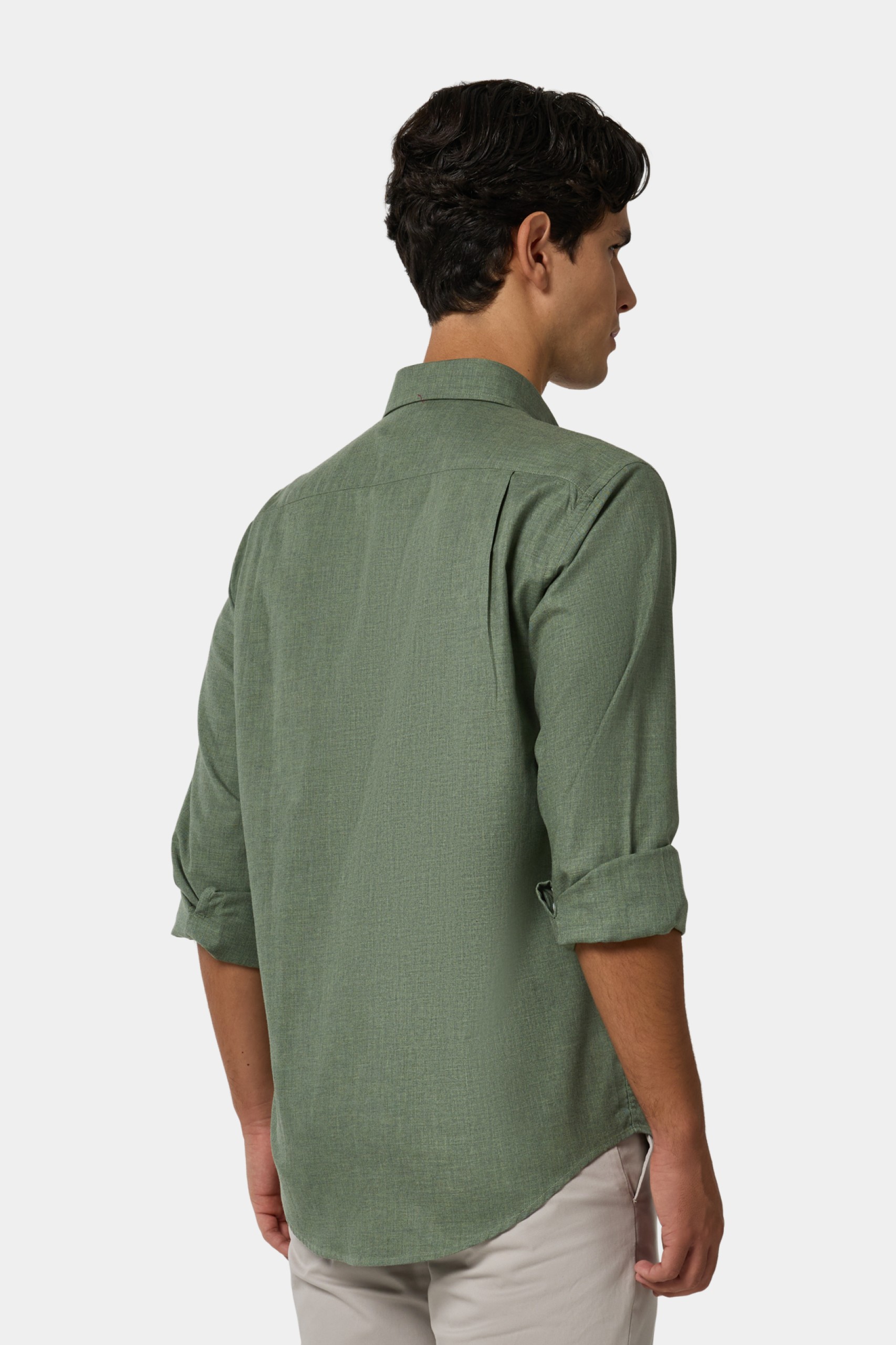 Camisa de corte regular en algodón