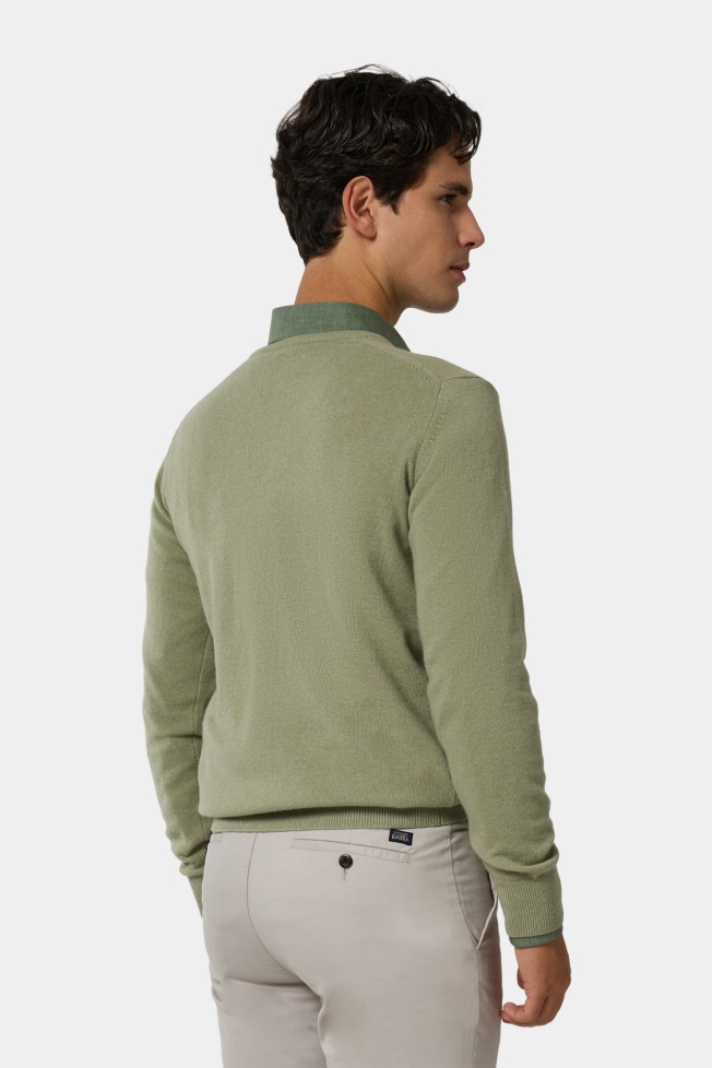 Camisola de malha em lã Camisola de malha em lã