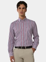 Camisa s riscas regular fit