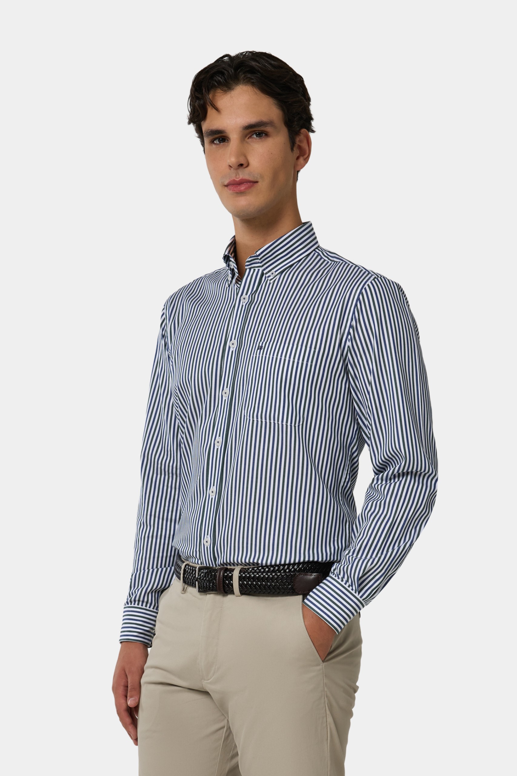 Camisa de rayas regular fit
