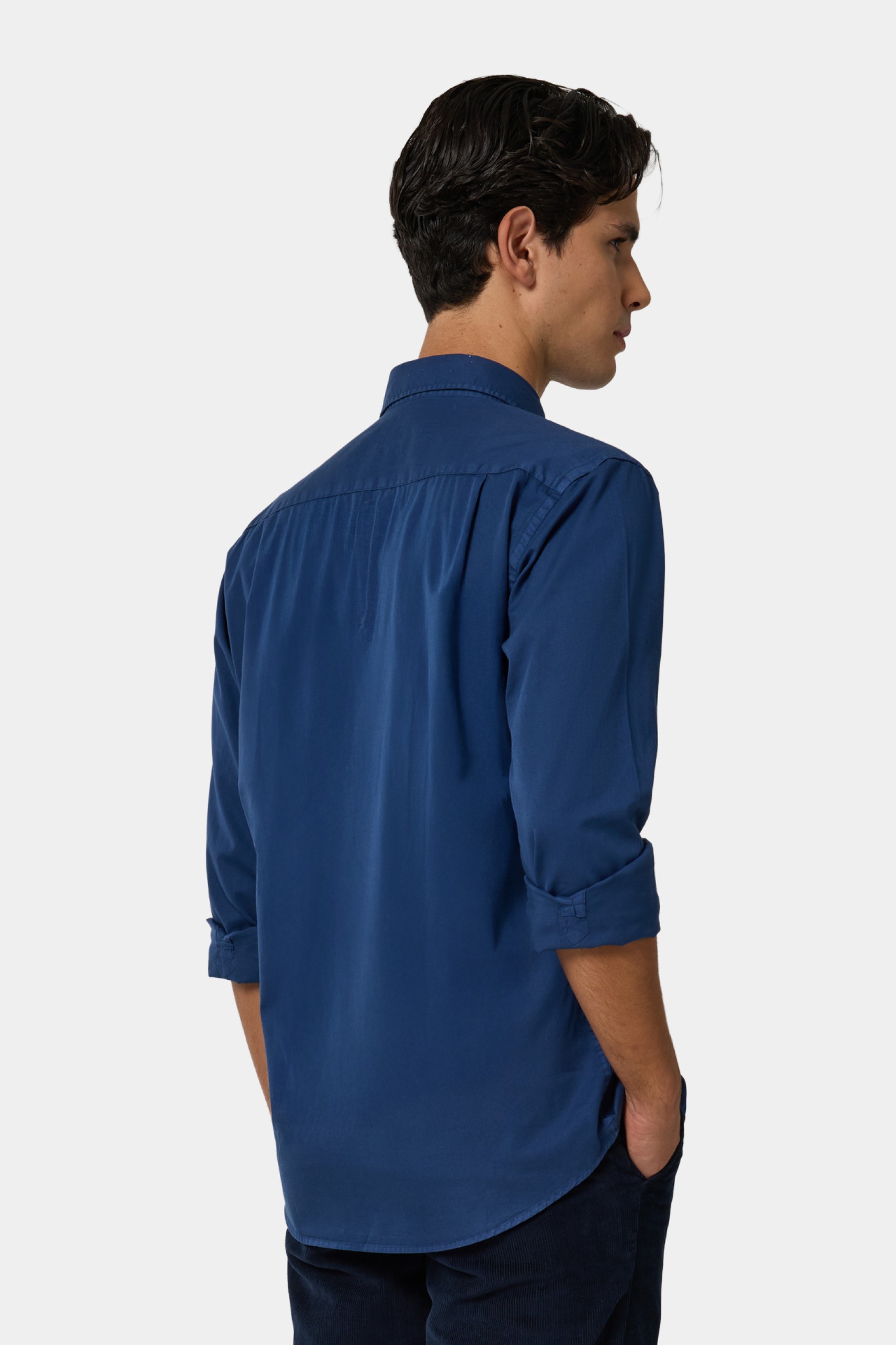 Camisa de corte regular en algodón