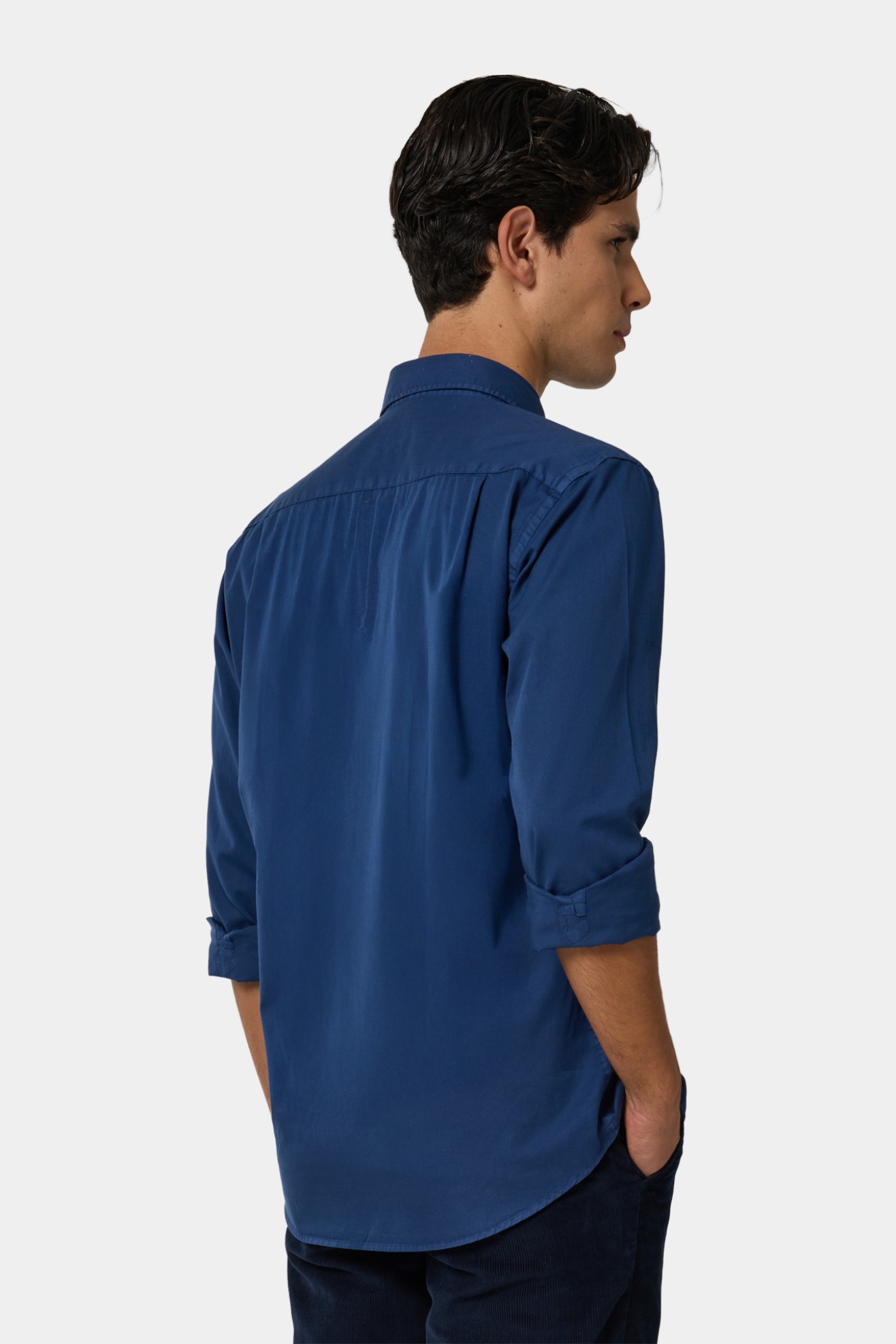 Camisa de corte regular en algodón