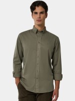 Camisa regular fit em algodo