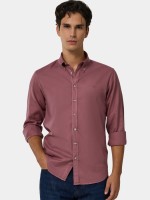 Camisa slim fit em algodo
