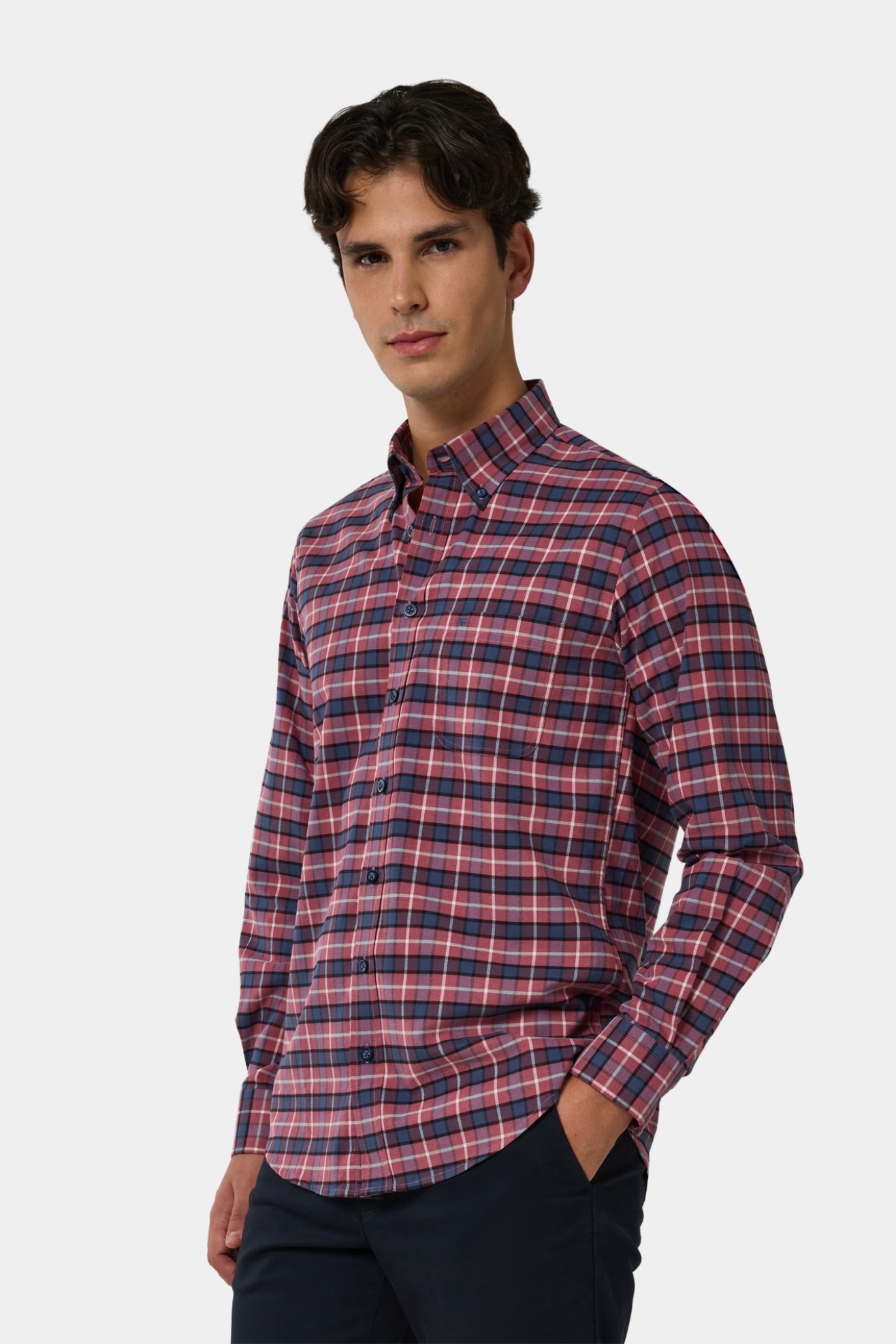 Camisa xadrez regular fit