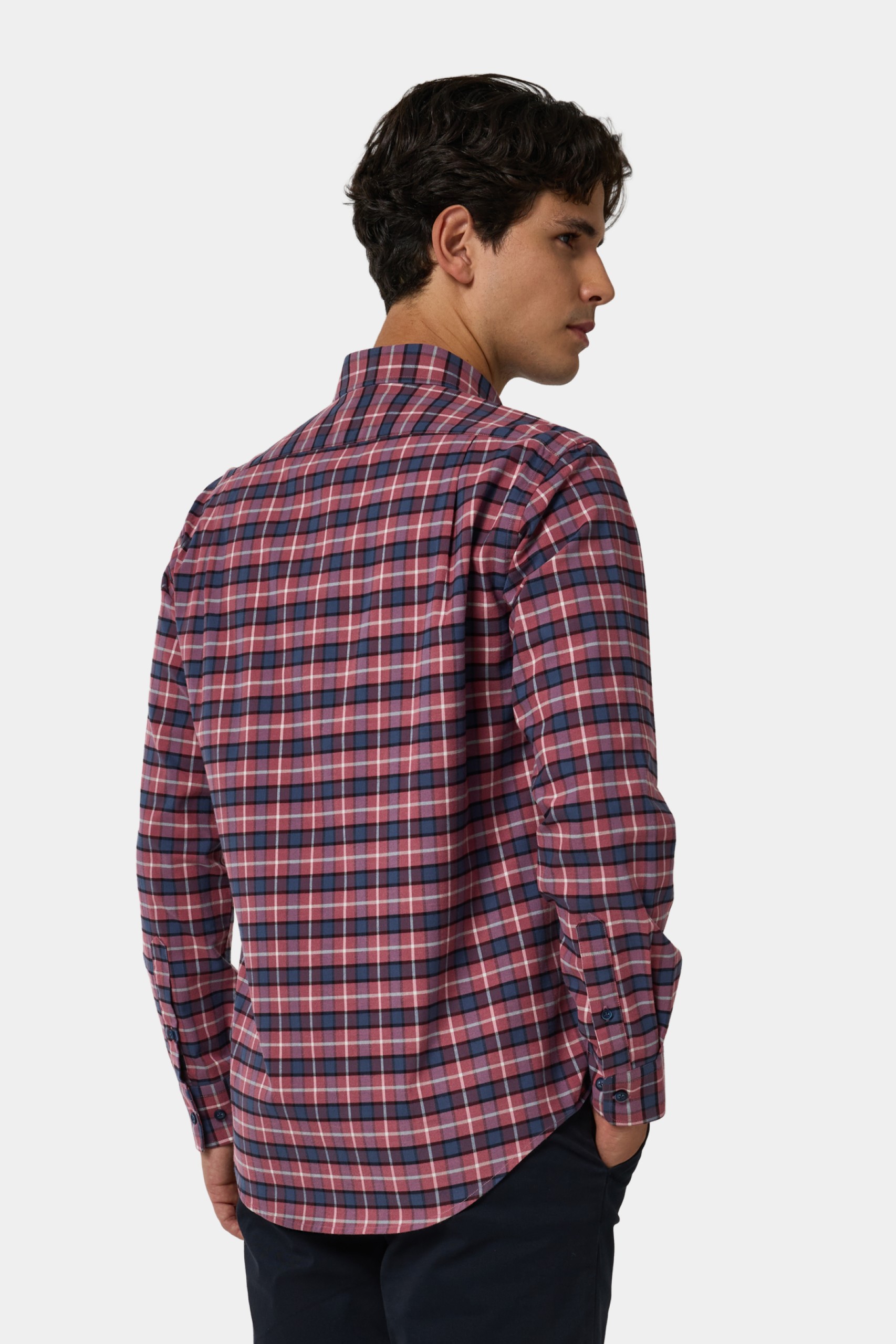 Camisa de cuadros de corte regular
