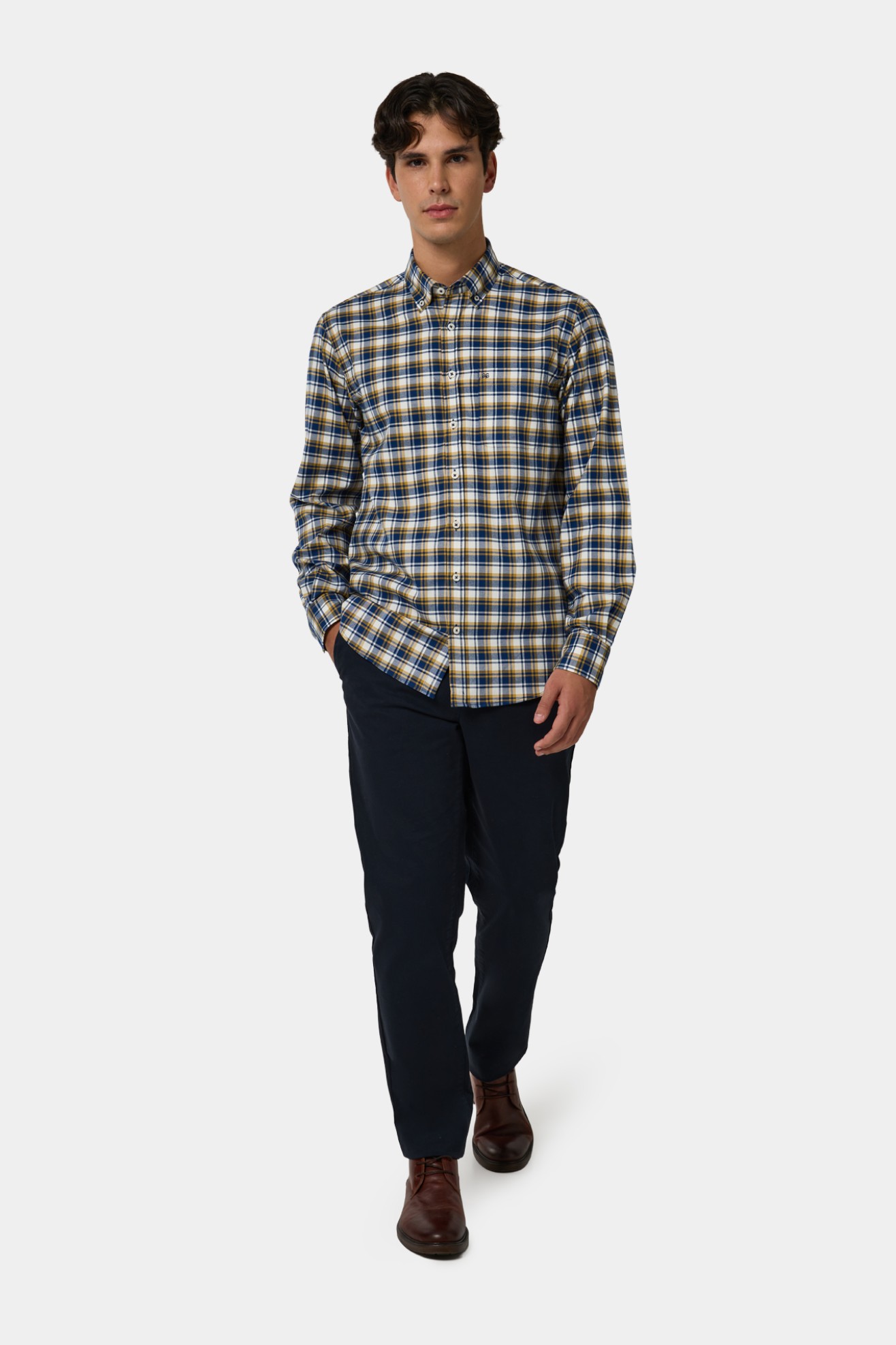 Camisa xadrez regular fit