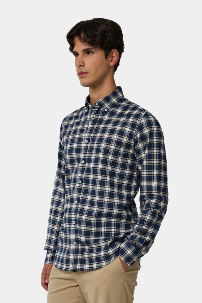 Camisa de cuadros de corte regular