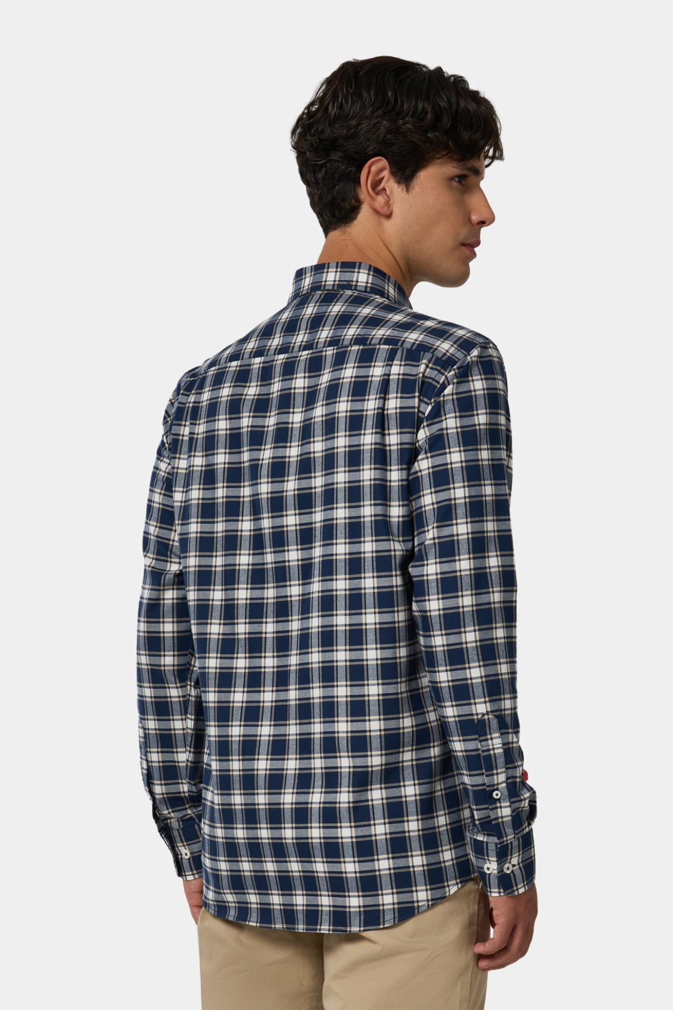 Camisa de cuadros de corte regular