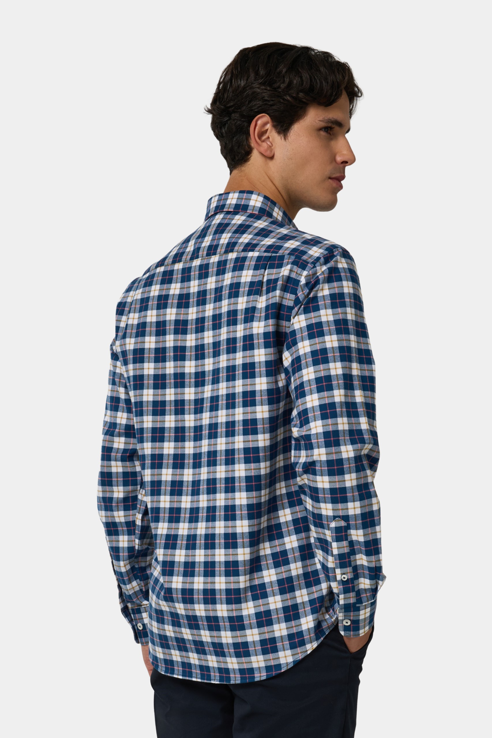 Camisa de cuadros de corte regular