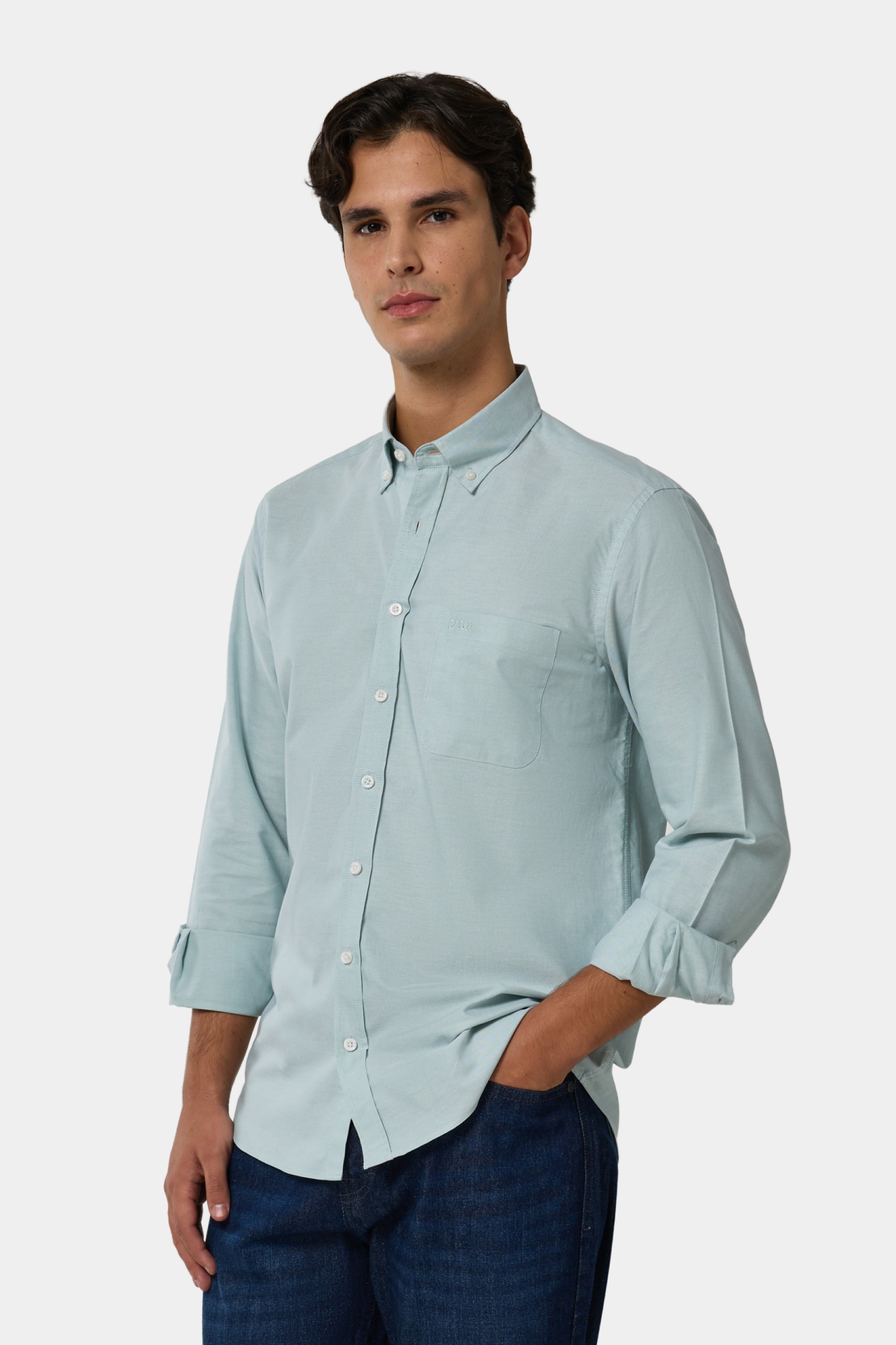 Camisa oxford de corte regular