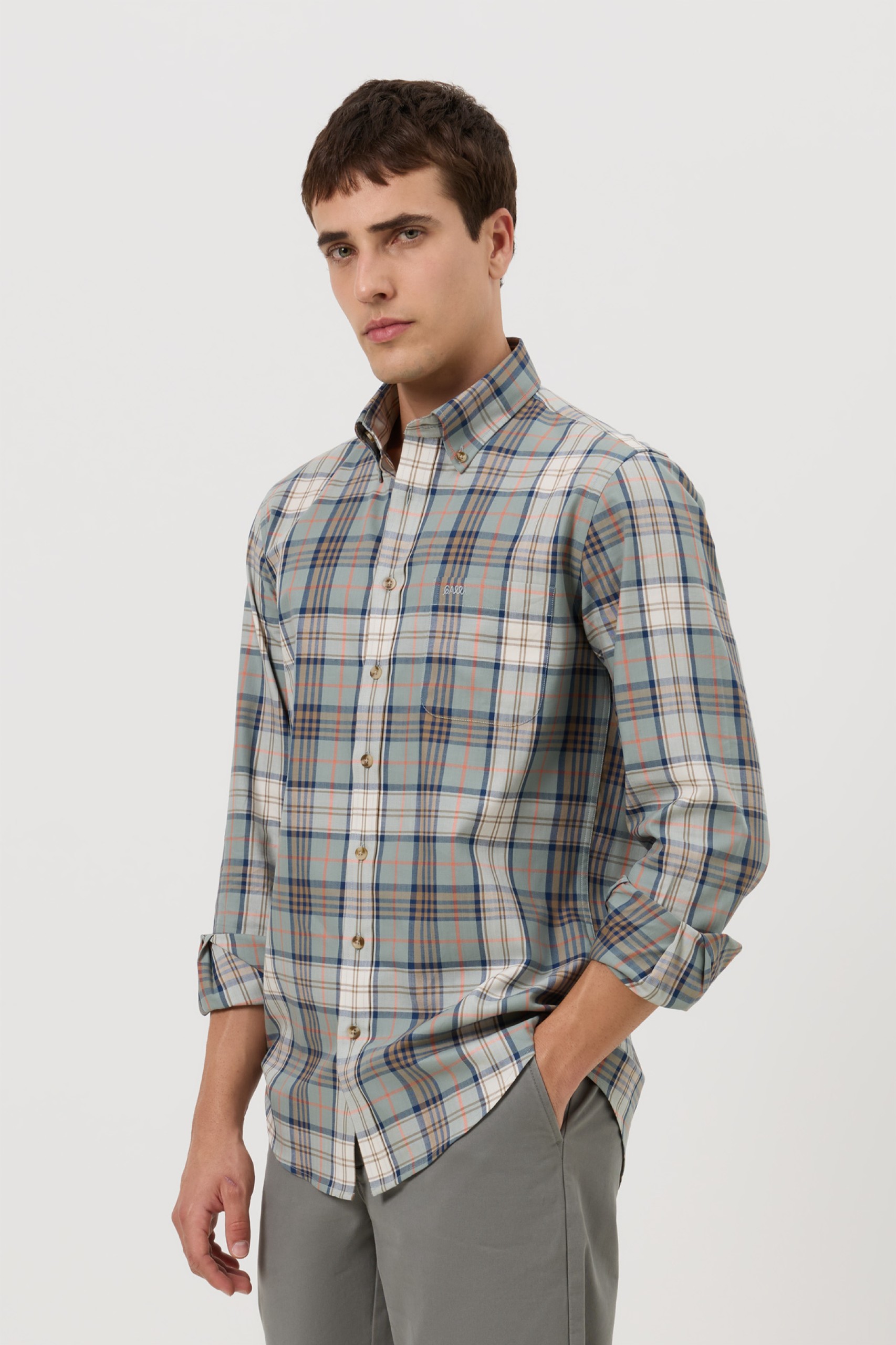 Camisa de cuadros regular fit