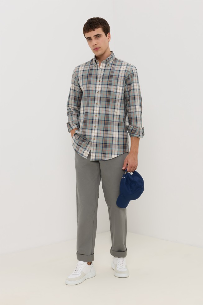 Camisa xadrez regular fit