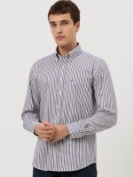 Camisa �s riscas regular fit