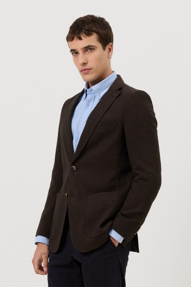 Blazer clssico slim fit