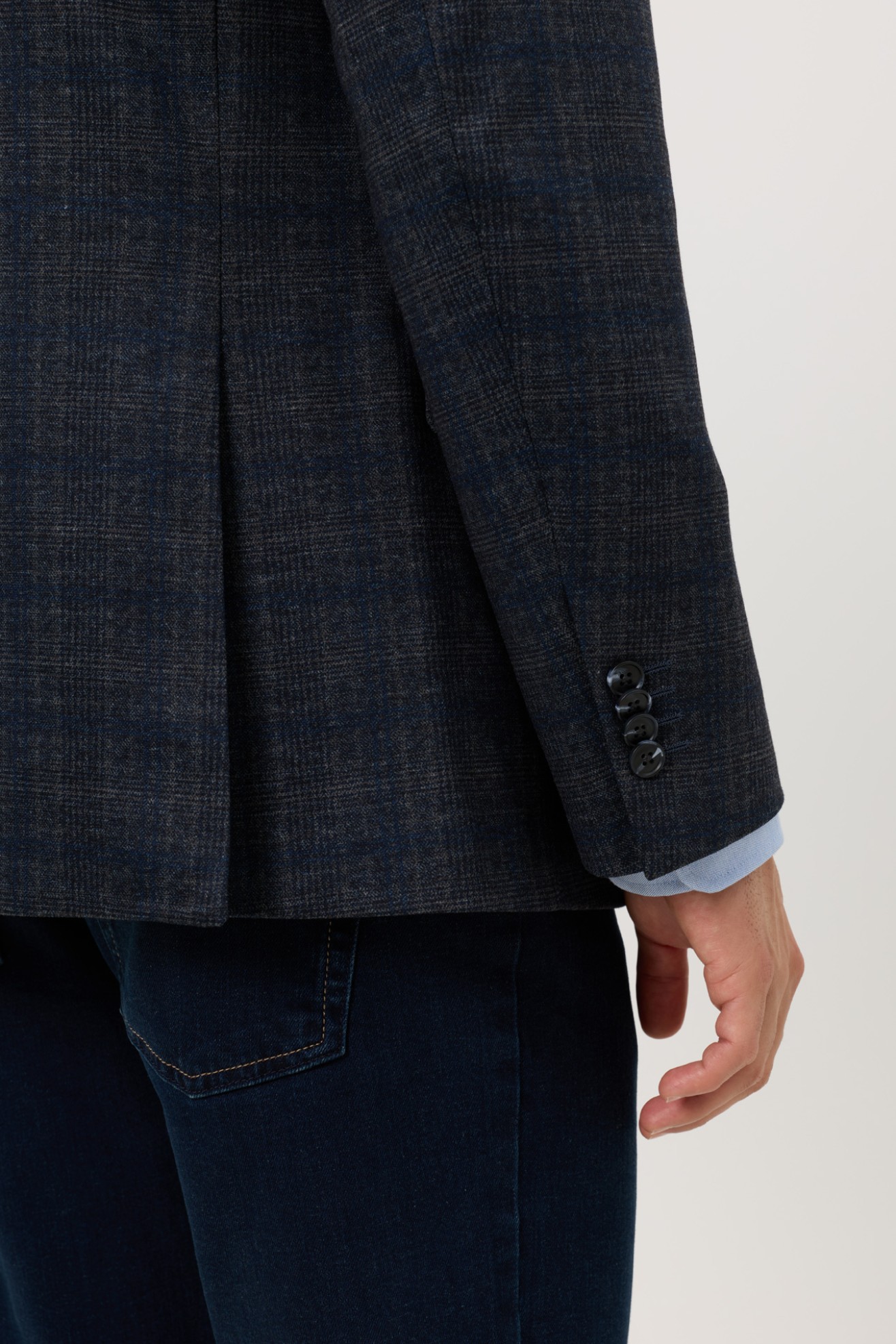 Blazer slim fit com colete