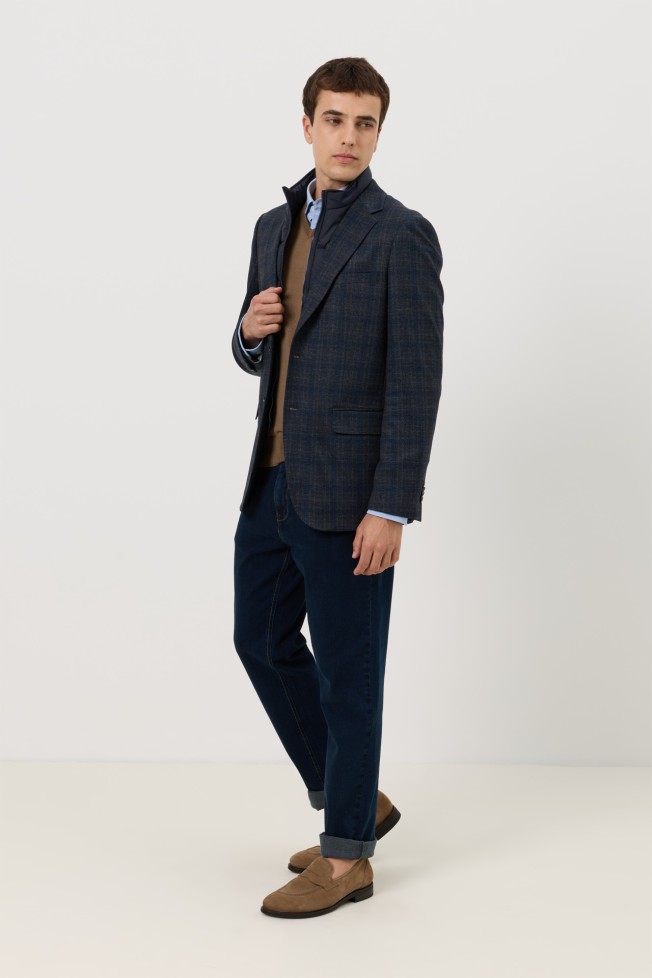 Blazer slim fit com colete Blazer slim fit com colete